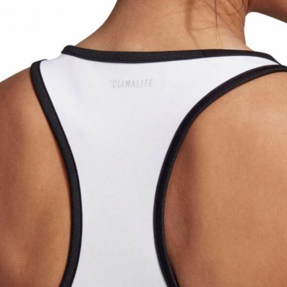 Women's Adidas Club Tank White & Black DUO951Large L - Picture 5 of 7